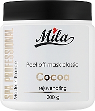 Маска альгинатная классическая порошковая "Какао" - Mila Rejuvenating Peel Off Mask Cocoa — фото N4