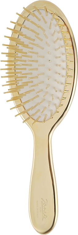 Щітка для волосся з нейлоном - Janeke Brush Gold — фото N1