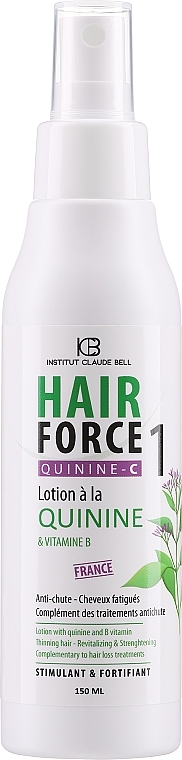 Лосьйон проти випадіння волосся з хініном С - Institut Claude Bell Hair Force One Quinine C Lotion — фото N1