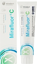 УЦІНКА  Зубна паста на основі амінофторидів для оптимального захисту від карієсу - Miradent СC Anti Caries * — фото N2