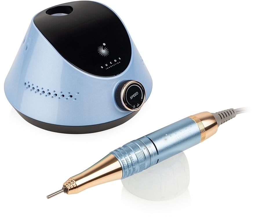 Фрезер для манікюру та педикюру, блакитний - Bucos Nail Drill X2 Pro Blue Ocean — фото N2