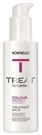 Защищающий цвет волос, несмываемый бальзам для окрашенных волос - Montibello Treat NaturTech Colour Protect Treatment Balm — фото N1