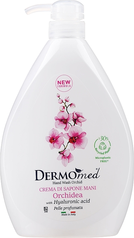 Крем-мыло "Кашемир и орхидея" - Dermomed Cashmere & Orchidea Cream Soap — фото N1