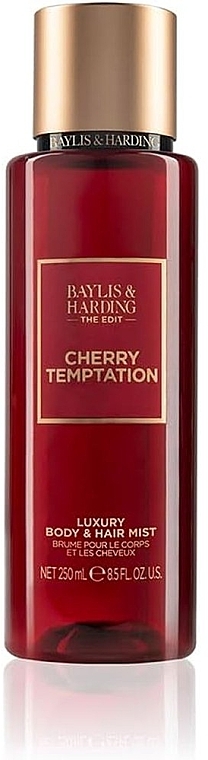 Спрей для тіла - Baylis & Harding Cherry Temptation Luxury Body Mist — фото N1