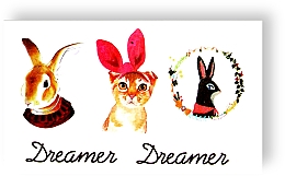 Временное тату "Кролики Dreamer" - Ne Tattoo — фото N2