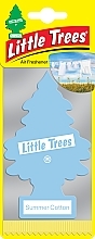 Духи, Парфюмерия, косметика Ароматизатор для автомобиля - Little Trees Summer Cotton Air Freshener