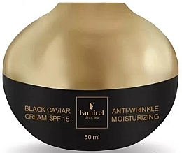 Парфумерія, косметика Зволожуючий крем для обличчя проти зморшок із екстрактом чорної ікри - Famirel Black Caviar Cream