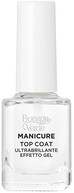 Верхнее покрытие для лака - Bottega Verde Ultra-Shiny Gel-Effect Top Coat  — фото N1