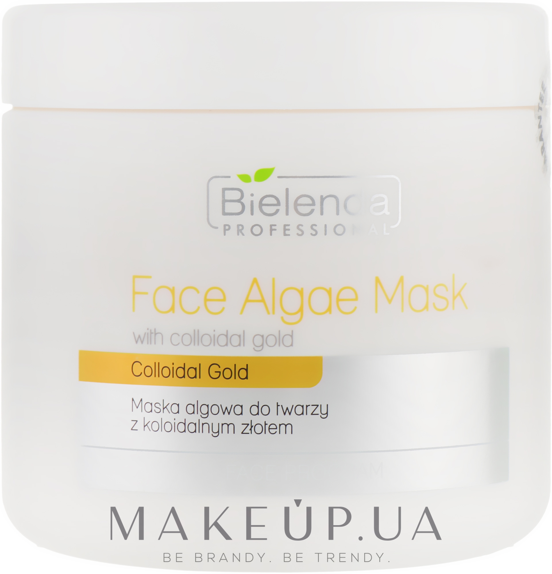 Альгінатна маска для обличчя, з колоїдним золотом - Bielenda Professional Face Algae Mask — фото 190g