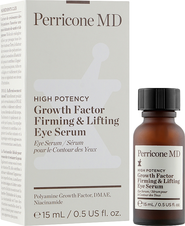 Сыворотка для глаз - Perricone MD High Potency Growth Factor Firming & Lifting Eye Serum — фото N2