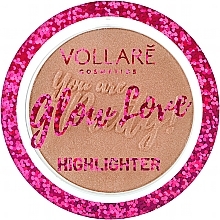 Хайлайтер для обличчя - Vollare Glow Love Highlighter — фото N2