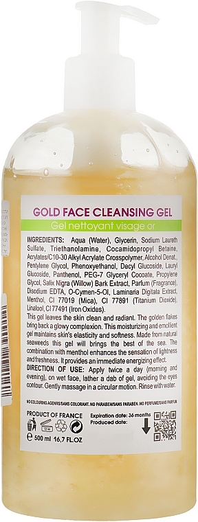 Гель для вмивання з біозолотом для всіх типів шкіри - Biotonale Gold Face Cleansing Gel With Gold — фото N6