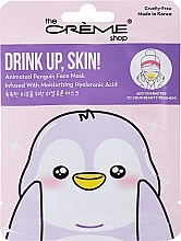 Маска для лица - The Creme Shop Drink Up Skin! Penguin Face Mask With Hyarulonic Acid — фото N1