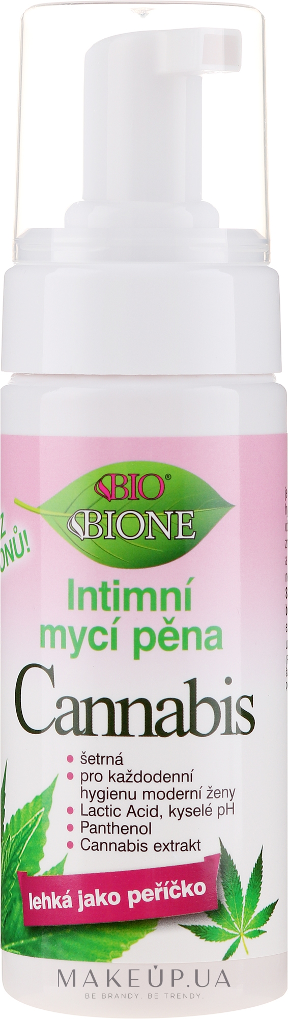 Пінка для інтимної гігієни - Bione Cosmetics Cannabis Intimate Foam — фото 150ml