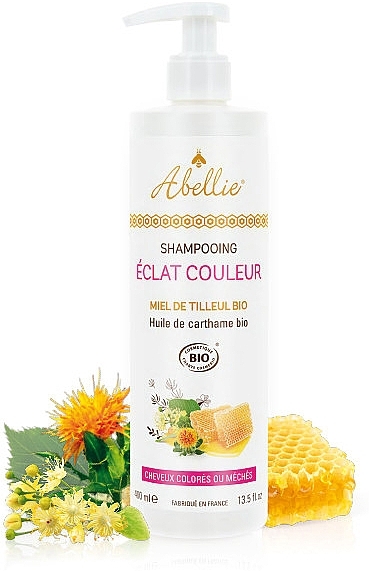 Шампунь для волос "Сияние цвета" - Abellie Organic Colour Shine Shampoo — фото N1