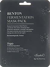 Маска с ферментированными компонентами и пептидами - Benton Fermentation Mask Pack — фото N1