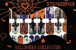 Духи, Парфюмерия, косметика Дизайнерские наклейки для ногтей "Halloween" - StickersSpace