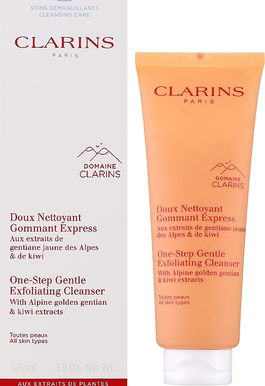 Скраб для обличчя з рослинними екстрактами та ківі - Clarins Domaine Clarins One-Step Gentle Exfoliating Cleanser — фото N2