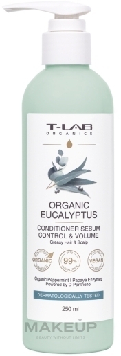 Кондиционер для жирных волос - T-Lab Professional Organics Organic Eucalyptus Conditioner — фото 250ml