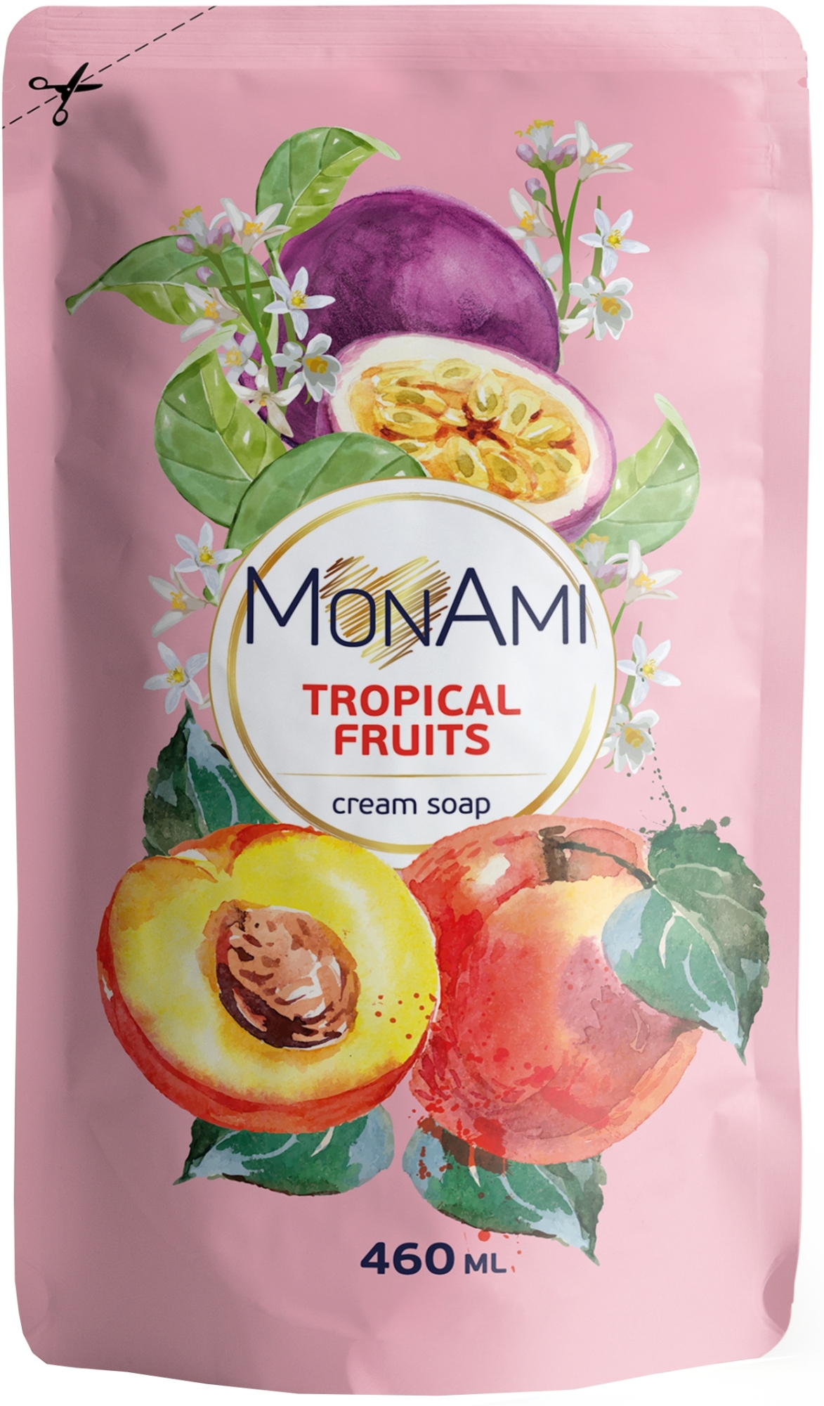 Мило рідке - Grand Шарм MonAmi Tropical Fruits Cream Soap — фото 460ml