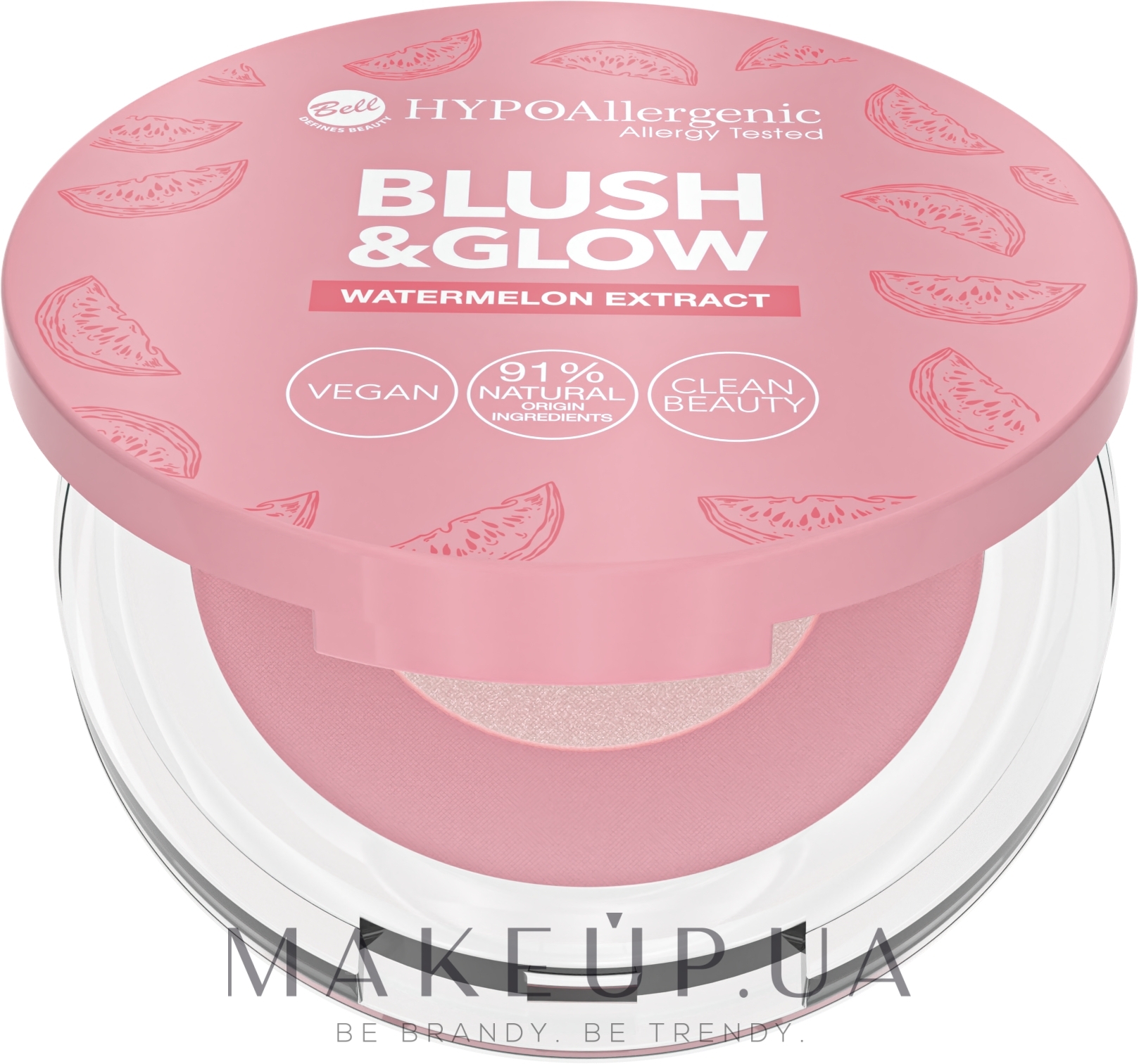 Гипоаллергенные румяна - Bell Hypoallergenic Blush & Glow — фото 01 - Love My Skin