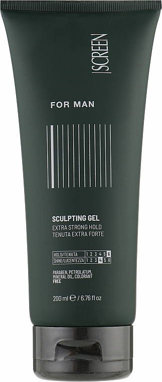 Гель экстрасильной фиксации для мужских волос - Screen For Man Sculpting Gel — фото N1