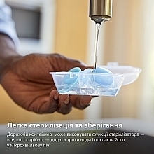 Пустышка ортодонтическая 0-6 месяцев - Philips Avent Ultra Air I love. — фото N5