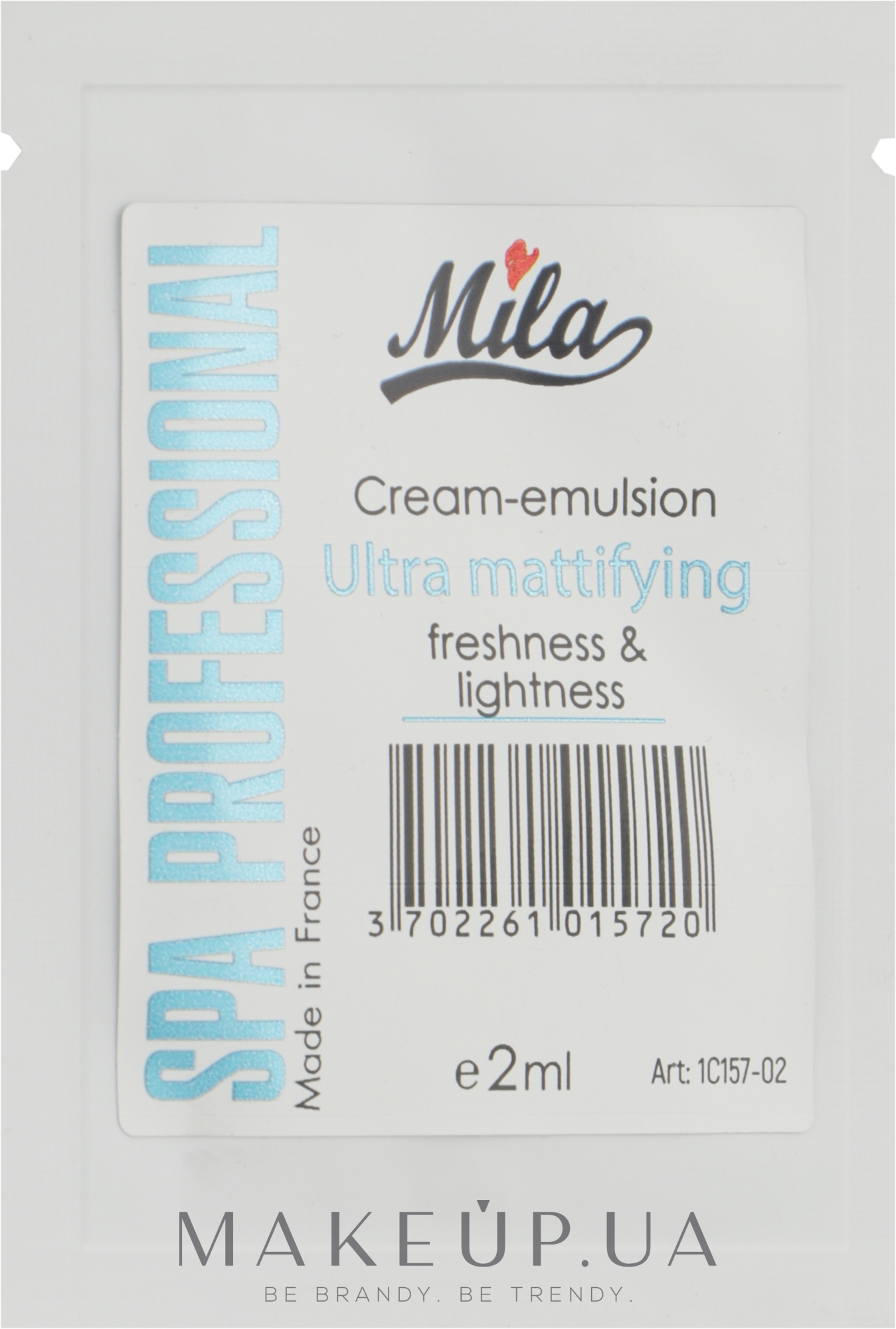 Ультра-матирующая крем-эмульсия для лица - Mila Cream-emulsion Ultra Mattifying (пробник) — фото 2ml