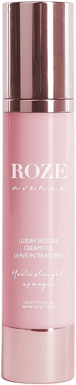 Незмивний крем-олія для волосся - Roze Avenue Luxury Restore Creamy-Oil Leave In Treatment — фото N1