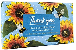 Мило "Жимолость і роса" - The English Soap Company Occasions Collection Honeysuckle Dew Thank You Soap — фото N1