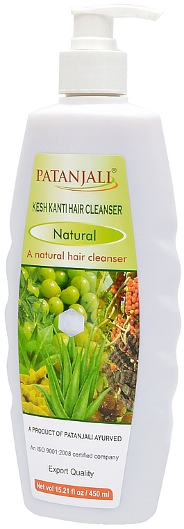 Шампунь для волос "Натуральный" - Patanjali Kesh Kanti Natural Hair Cleanser  — фото N5