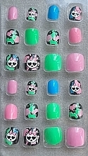 Накладные ногти для детей "Диско", 965 - Deni Carte Magic Miss Tips — фото N2