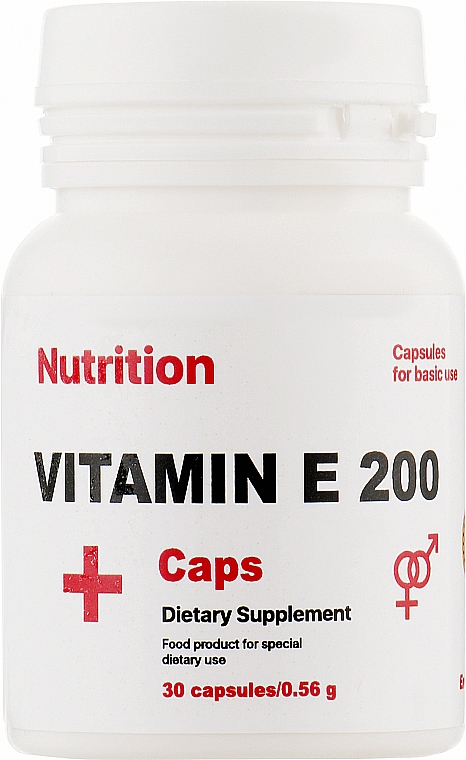 Пищевая добавка "Витамины E 200" в капсулах - EntherMeal — фото N1
