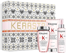 Парфумерія, косметика Набір - Kerastase Genesis Christmas Set 2020 (sham/250ml + fondant/200ml + fluid/150ml)