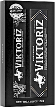 Набор "Бамбуковый уголь" - Viktoriz New York Gift Set (toothpaste/75ml + toothbrush/1pcs) — фото N2