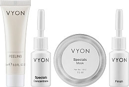 Набор - Vyon Specials Moisturizing Treatment (f/peeling/10ml + f/conc/7ml + f/mask/15ml + f/cr/7ml) — фото N2