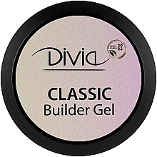Парфумерія, косметика Гель для нарощування нігтів - Divia Classic Builder Gel Clear