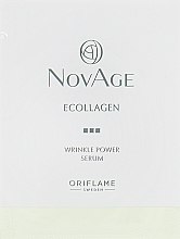 Духи, Парфюмерия, косметика Сыворотка для лица против морщин - Oriflame NovAge Ecollagen Wrinkle Power Serum (пробник)