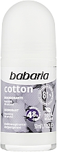 Парфумерія, косметика Дезодорант з екстрактом бавовни - Babaria Nourishing Roll-On Deodorant Cotton