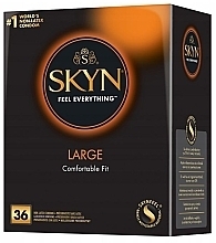 Безлатексные презервативы, большие, 36 шт - Unimil Skyn Feel Everything Large — фото N1