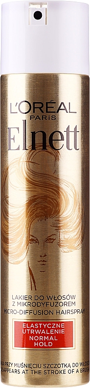 Лак для волос "Гибкая фиксация" - L'Oreal Paris Elnett Hairspray  — фото N2