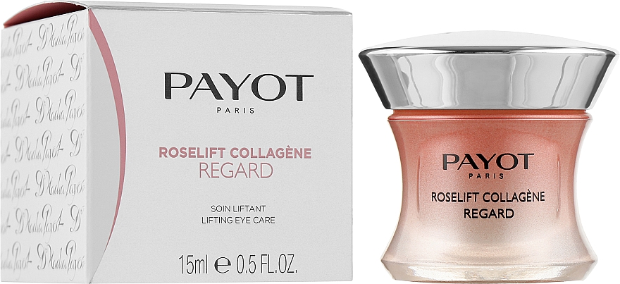 Крем для області навколо очей з пептидами - Payot Roselift Collagene Regard Lifting Eye Cream — фото N2