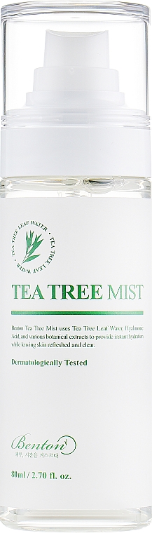 Спрей для обличчя з екстрактом чайного дерева - Benton Tea Tree Mist — фото N2