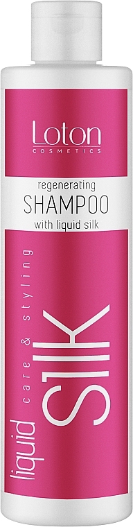 Восстанавливающий шампунь с жидким шелком - Loton Shampoo With Liquid Silk — фото N1