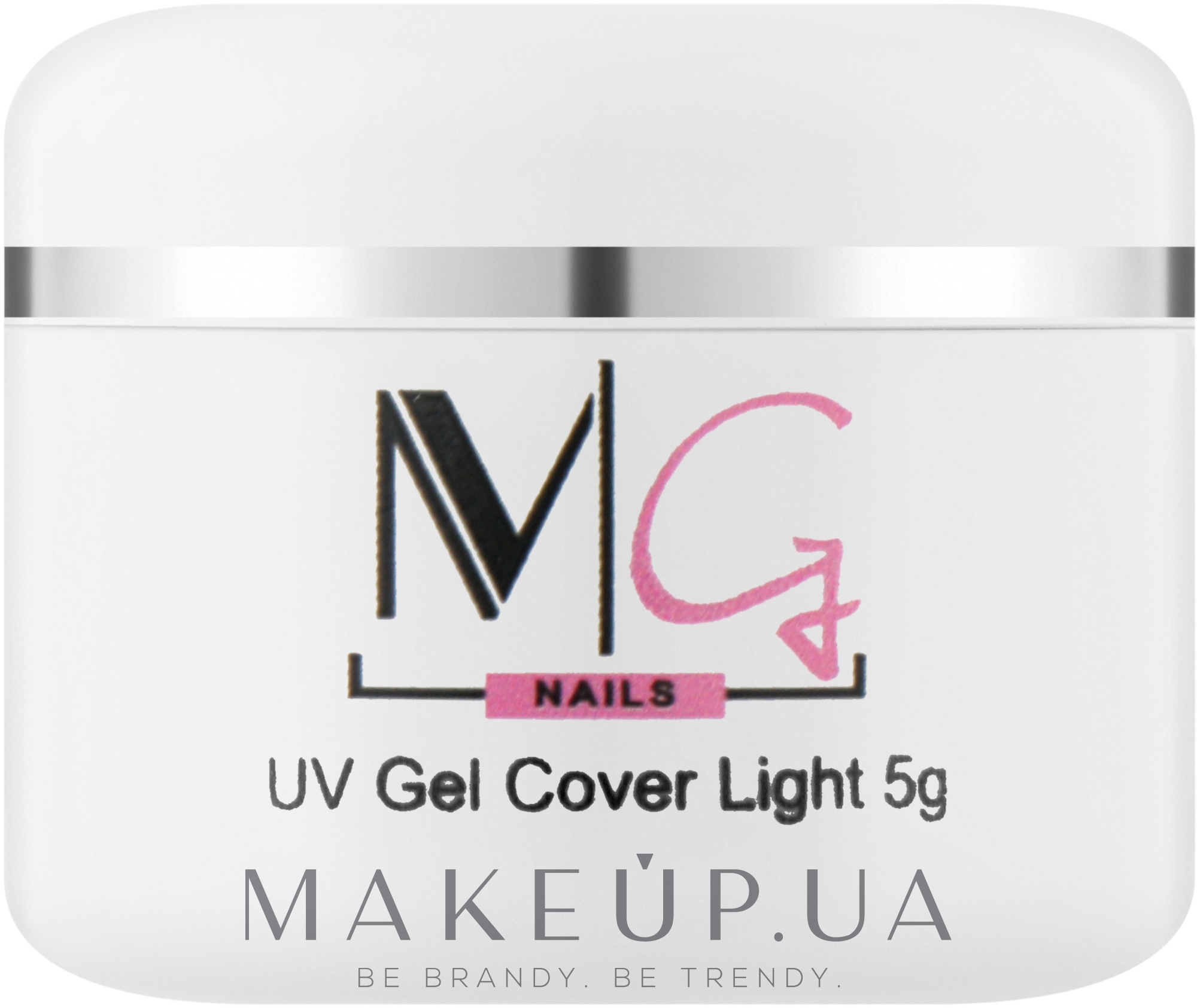 Гель камуфлювальний для нарощування - MG Nails UV Gel Cover Light — фото 5ml