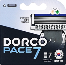 Сменные кассеты для бритья - Dorco Pace 7 — фото N1