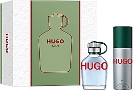 HUGO Man - Набор (edt/75ml + deo/150ml) — фото N2