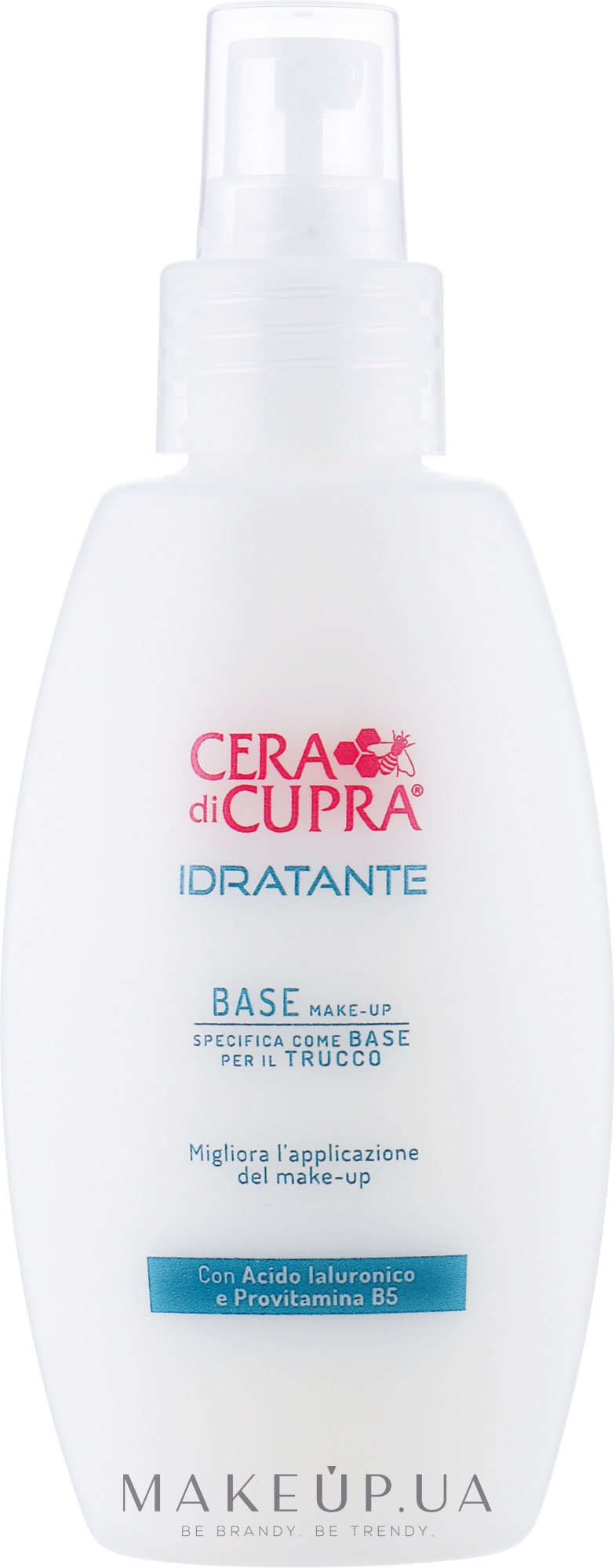 Основа під макіяж зволожувальна - Cera di Cupra Moisturizing Make-Up Base Cream — фото 125ml