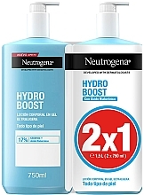 Набор - Neutrogena Hydro Boost Body Lotion Gel (b/lot/2x750ml) — фото N1