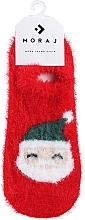 Духи, Парфюмерия, косметика Носки женские низкие "альпака" с рождественским мотивом, красные - Moraj